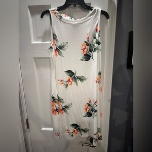 NWT Tommy Bahama Darcy Florentina Flourish Midi w Orange & Green Floral Medium